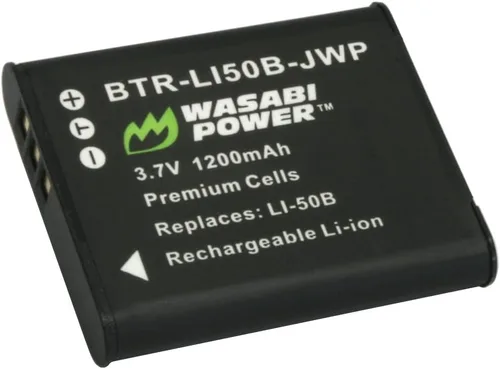 Miniatura 5 de Wasabi Power Batería (paquete de 2) y cargador USB-C para Ricoh Pentax D-LI92 y Ricoh Pentax Optio I-10, RZ10, RZ18, WG-1, WG-1 GPS, WG-2, WG-2