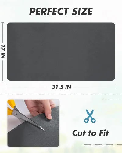 Miniatura 7 de AMOAMI Tapete de café absorbente con parte trasera de goma para secar platos para encimera de cocina, accesorios de bar para debajo de la cafetera
