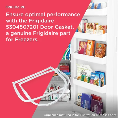 Miniatura 4 de Frigidaire 5304507201 Junta de puerta para congeladores, color blanco