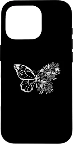 Miniatura 20 de Butterfly with Flowers Design Butterflies Flower Lover Case for iPhone 16