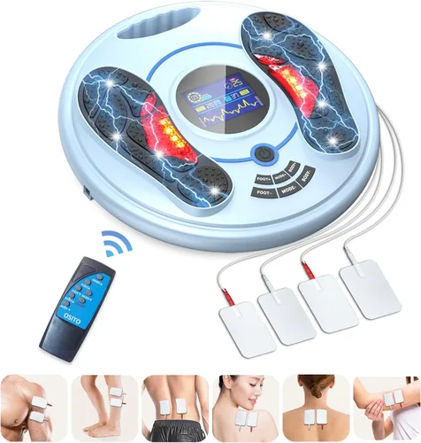 Máquina de neuropatía del pie (elegible para FSA o HSA) – Acupuntura electrónica de pulso para la circulación de pies – Reflexología eléctrica del