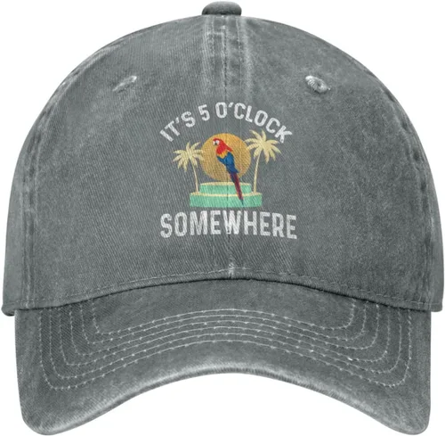 Miniatura 10 de Philysonic 5 Oclock Somewhere Hat It is 5 Oclock Somewhere Hat Gorra de béisbol para mujer, gorra de moda