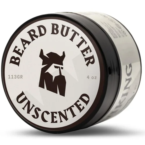 Miniatura 9 de Striking Viking Suavizante de barba de sándalo para hombres, fórmula de crema no grasa con ingredientes naturales para barbas hidratadas