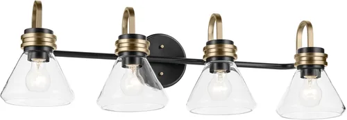 Miniatura 8 de Kichler Farum 55153CH - Aplique de pared de 1 luz de 7.25 pulgadas con cristal ópalo en cromo, para chimenea, cocina, dormitorio, pasillo o tocador