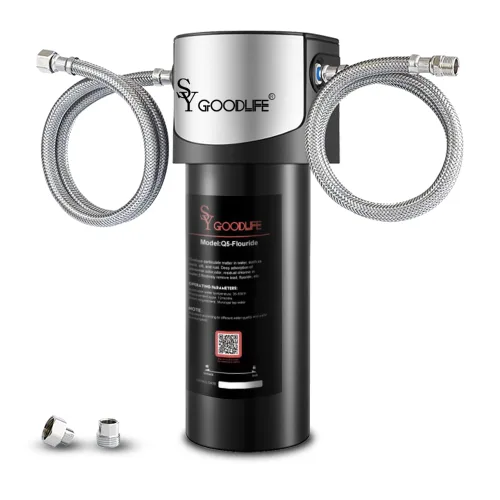 SY GOODLIFE Q5-F Sistema de filtro de agua de conexión directa debajo del fregadero, elimina PFAS, fluoruro de PFOA/PFOS, cloro, plomo, mal sabor y