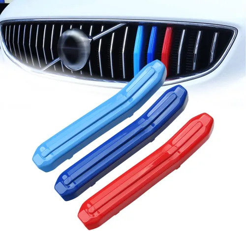 Miniatura 6 de ontto Apto para Volvo S60 2020 2021 Insertos de Rejilla Tiras Molduras Riñón Delantero Tira Decorativa Rejillas Color A