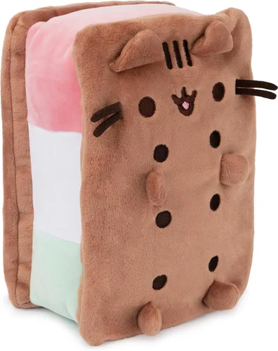Miniatura 7 de GUND Pusheen la gata Pancake Squisheen - Peluche de felpa, juguete blandito para niños a partir de 8 años, color marrón, 6