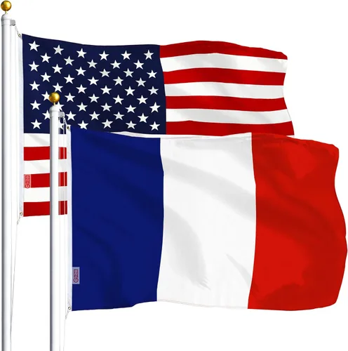 Miniatura 17 de G128 Paquete Combo: Bandera Americana de EE. UU. 3 x 5 pies 75D con estrellas impresas y Bandera de México (mexicana) 3 x 5 pies 75D impresa Estados