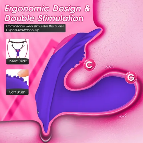 Miniatura 4 de Vibrador Insertable de Bragas Usable con 9 Vibraciones, Juguetes Sexuales para Mujeres con Control por APP, Juguetes Sexuales para Adultos
