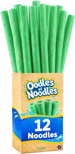 Miniatura 13 de Oodles of Noodles Fideos de espuma de arcoíris de lujo para piscina - Paquete de 12 - Aproximadamente 122 cm x 6.4 cm Tubos de espuma multiusos