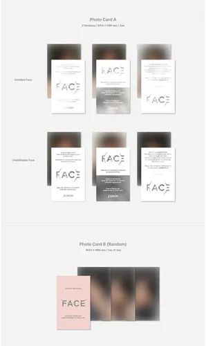 Miniatura 4 de Jimin Solo Album FACE Photobook ver. (SET (Cara invisible + Cara indefinible))