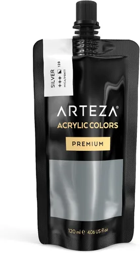 Miniatura 21 de Arteza - Pinturas acrílicas Blanco titanio A101
