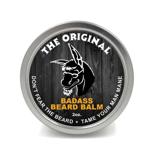 Miniatura 5 de Badass Beard Care Bálsamo para barba The Havana Haze, 2 onzas, todos los ingredientes naturales, mantiene la barba y el bigote llenos, suave