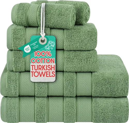 Miniatura 21 de American Soft Linen - Juego de toallas de mano Salem, 4 unidades de lujo de 600 GSM, 100 % algodón para baño, toallas de 13 x 13 pulgadas de mano