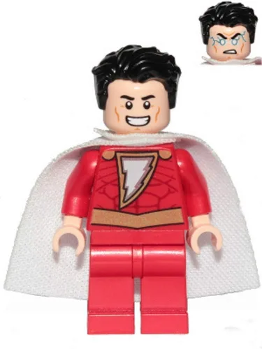 Miniatura 2 de LEGO Superhéroes: Minifigura Shazam con cabello extra y explosiones de poder