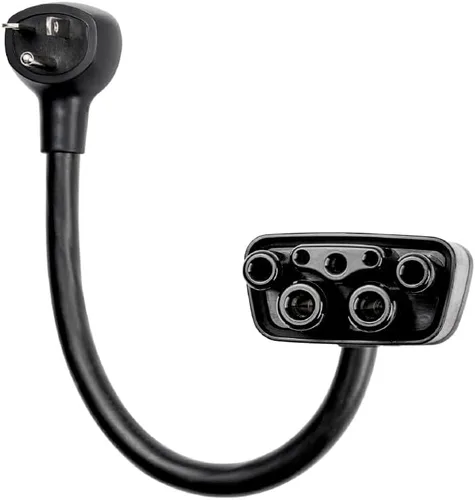 LENZ Adaptador NEMA 06-20 Exclusivo para Cargadores Móviles Tesla Gen 2 y 3 (Verifique la Salida Correcta para el Enchufe), Enchufe el Cargador