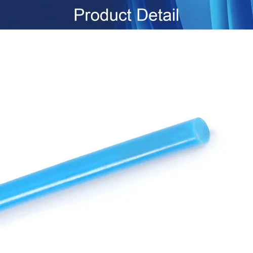 Miniatura 4 de Aicosineg Varilla redonda de plástico de polioximetileno barras de ingeniería sólido POM Stick azul 0.24 x 39.37 pulgadas (D x L) 1 unidad