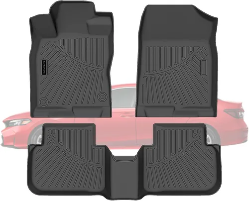 Miniatura 48 de Revestimientos de suelo para Acura ADX y Honda HR-V 2023-2026 TPE 2023-2026 TPE protección para todo tipo de clima, tapetes de primera y 2ª fila