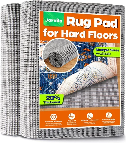 Miniatura 11 de Jorvila Almohadilla antideslizante para alfombra de 10 x 14 pies, alfombrilla antideslizante para alfombras debajo de la zona, mantiene las Blanco
