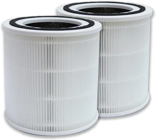 PUREBURG Filtro de repuesto compatible con purificador de aire HEPA TT-AP005, 2 unidades de carbón activado HEPA H13 2 en 1 4 etapas de filtración