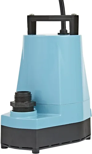 Miniatura 3 de Little Giant 5-MSP 115-Volt, 1/6 HP, 1200 GPH, Bomba de utilidad manual de aluminio, cable de 10 pies, azul, 505000