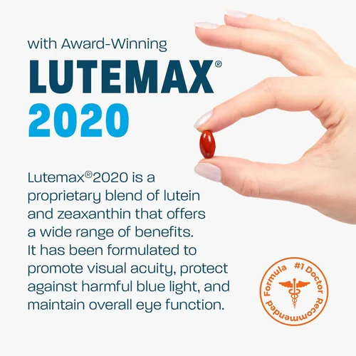 Miniatura 5 de VISION PROTECTION AREDS 2 Suplemento de vitaminas y minerales para la salud ocular, fórmula de estudio AREDS 2 del Instituto Natural del Ojo AREDS 2