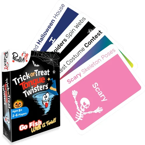 Miniatura 11 de Really?! Divertidos juegos de cartas para niños de 8 a 12 adultos adolescentes, juegos educativos de fiesta familiar con trabalenguas