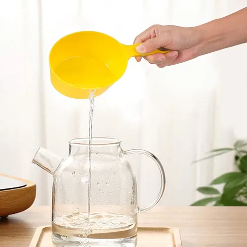 Miniatura 5 de Juego de tazas medidoras, 3 tazas medidoras de plástico coloridas, gran capacidad, 2 tazas 1-3/4 tazas 1-1/2 tazas para ingredientes líquidos secos