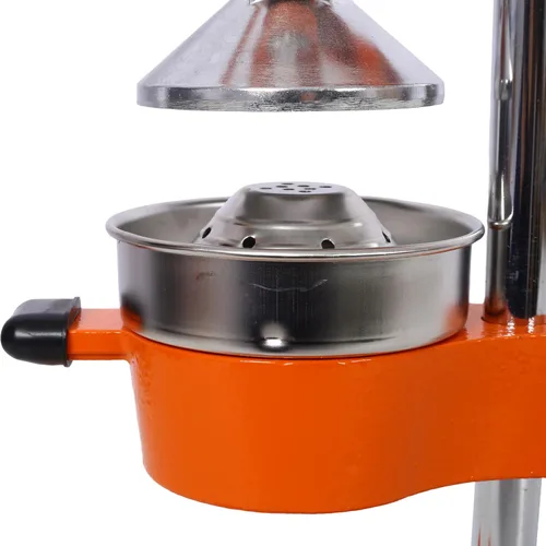 Miniatura 9 de Exprimidor de cítricos de hierro fundido, prensa manual extra grande de grado comercial, exprimidor de encimera resistente para jugo de naranja