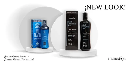 Miniatura 3 de Herbacol Cubierta de cabello gris "Flash" marrón oscuro Sin amoníaco ni peróxido Herbacol Castaño Oscuro "Flash" Cubrecanas Sin Amoniaco ni