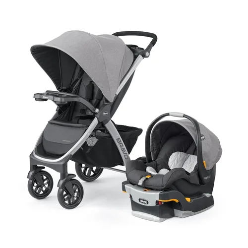 Miniatura 15 de Sistema de viaje Chicco Bravo Primo ClearTex Trio, cochecito plegable Chicco Bravo Primo con asiento de automóvil infantil Chicco KeyFit Max Zip