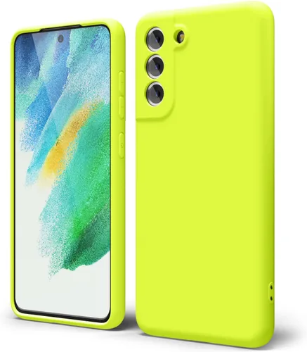 Miniatura 32 de oakxco Funda para teléfono Samsung Galaxy S21 Ultra con agarre de silicona líquida, bonita funda delgada y delgada de goma suave de TPU lisa