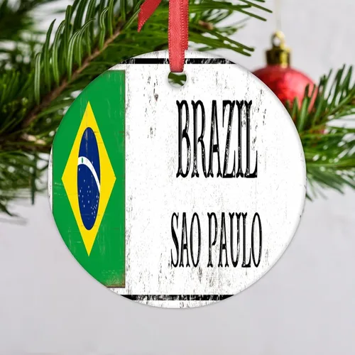 Miniatura 20 de Adornos de Navidad de Estambul 2023, bandera de pavo, decoraciones de Navidad para árbol, país, ciudad, recuerdo, fiesta, vacaciones, decoraciones