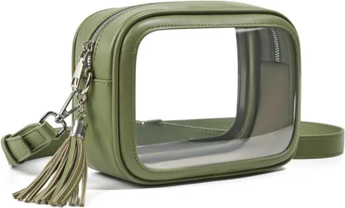 Miniatura 8 de Bolsa transparente para eventos en estadios, bolsa transparente aprobada para estadios, bolsa cruzada para conciertos, deportes, festivales