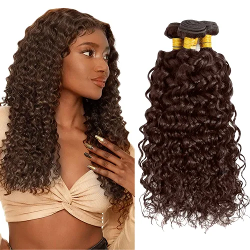 Miniatura 83 de Color 30 paquetes de cabello humano marrón onda del cuerpo paquetes 8 10 12 pulgadas brasileño virgen Remy extensiones de cabello humano doble trama