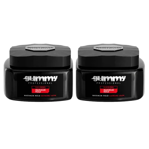 Gummy Gel para el cabello Maximum Hold Extreme Look 23.5 onzas (paquete de 2)