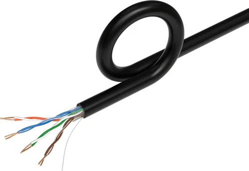 Miniatura 6 de Cables Direct Online Cable de entierro directo CAT5e FTP de 500 pies para exteriores, 24 AWG, resistente a los rayos UV, sin blindaje, alambre