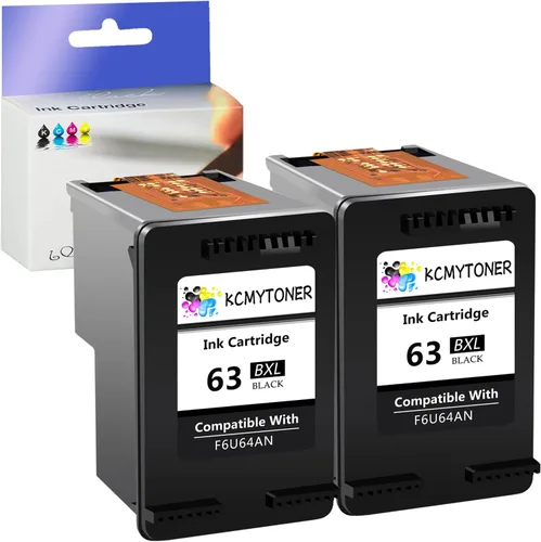 Cartucho de tinta remanufacturado 63XL de alto rendimiento de repuesto para HP 63XL 63 XL F6U63AN compatible con impresora DESKJET 1110 3630 3635