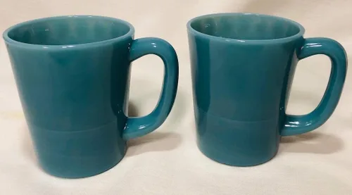 Miniatura 3 de Taza de café – Taza de cristal – Patrón simple y simple – Hecho en Estados Unidos – Mosser Glass USA (1, corona rosa toscana)