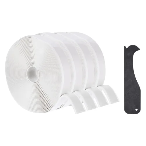 Miniatura 8 de PATIKIL Cinta de sellado de butilo de 30 pies x 1 pulgada x 1/8 pulgadas, cinta sellante de butilo negra de goma de butilo, cinta de masilla