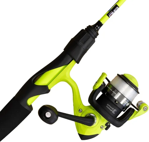 Reaction Tackle Combo de Caña de Pescar y Carrete – Cañas de Carbono IM6 de 2 Piezas con Carretes de Lanzamiento Suave – Opciones de Spinning y