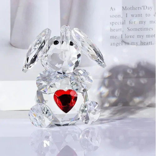 Miniatura 8 de YWHL Bonitos regalos de elefante de cristal para mujer, ideas de regalo de elefante blanco hecho a mano, decoración de animales borrachos pequeños