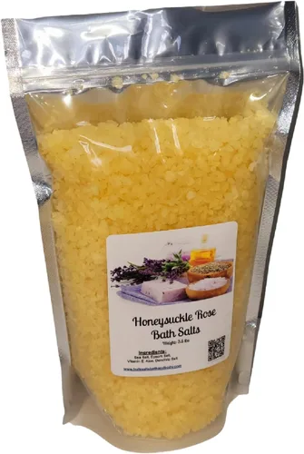 Sales de baño | Bolsa de 4 libras (64 onzas) | Elige tu aroma | Sal de Epsom | Sal marina | Baño | Cuidado del cuerpo | Belleza | Relajación | Spa |