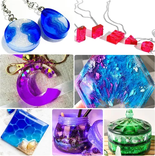 Miniatura 6 de Pigmento de resina epoxi – 30 colores concentrados de resina epoxi líquida, colorante de resinas translúcidas para hacer joyas de resina, pintura