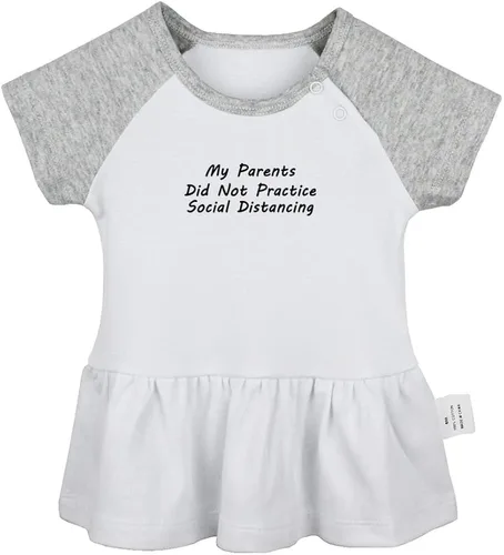 Miniatura 5 de I Still Live with My Parents & My Parents Did Not Practice Social Distancing Funny Dresses Infant Baby Girls Princess Dress