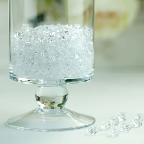 Efavormart - 400 piezas de jarrón de cristal acrílico transparente para decoración de mesa para banquetes, eventos, decoraciones de fiesta