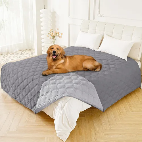 Miniatura 57 de Smiry Funda Impermeable para Cama de Perro, Manta Suave Reversible para Mascotas, Lavable a Prueba de Fugas para Gatos y Perros, Funda para Sofá