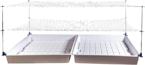 Kit de Soporte del Sistema de Enrejado Trim-Daddy (Modelo A) - para Plantas Trepadoras | Esquina Cuadrada | Ideal para Sistema de Cultivo