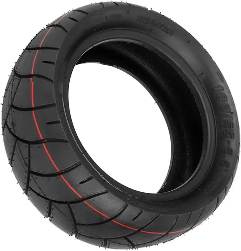 Miniatura 6 de Neumático sin cámara de 11 pulgadas 90/65-6.5 para scooters eléctricos, 100/55-6.5 neumáticos de goma gruesa scooters piezas de repuesto (1 unidad)