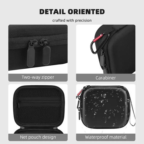 Miniatura 4 de BRDRC Funda de transporte para accesorios Insta 360 GO 3S / GO 3, bolsa de almacenamiento, funda protectora rígida para Insta360 GO 3S / GO3